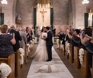 Custom Hand Painted Aisle Runner