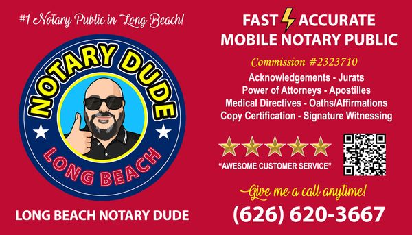 mobile notary Long Beach - mobile notary Los Angeles - mobile notary Monterey Park