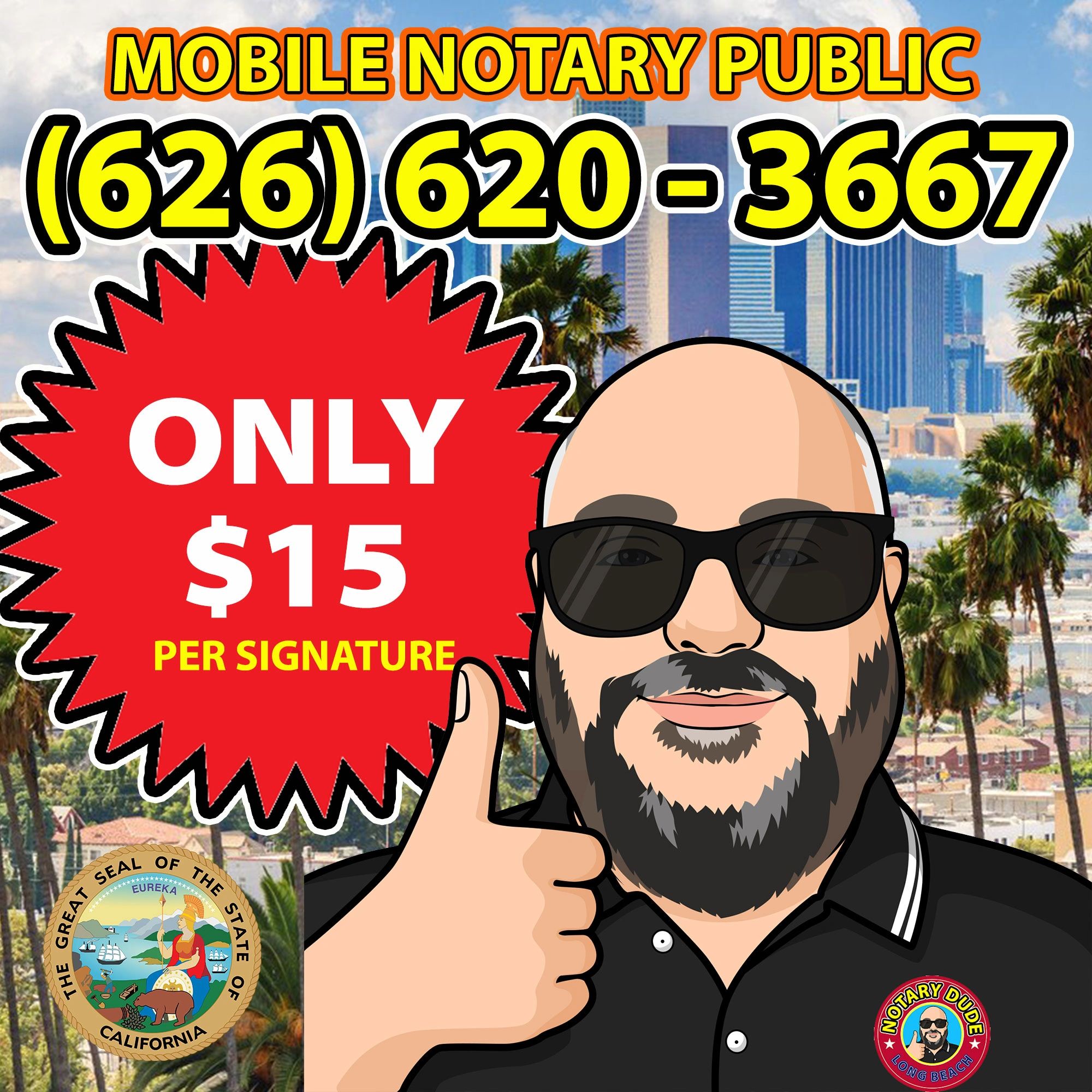 Notary Public Los Angeles, Notary Near Me, Mobile Notary Public, Notary