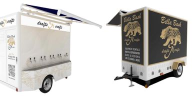 10 Tap Draft Beverage Trailer