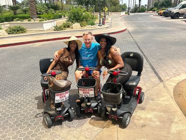 las Vegas Nevada mobility scooter rental on the las vegas strip Scooter rental near me, Nevada