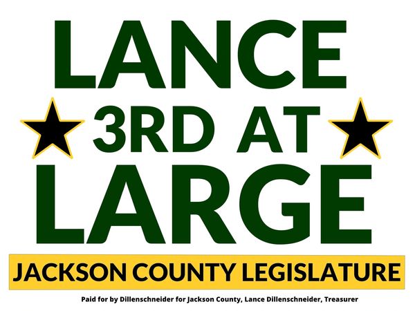 Lance Dillenschneider for Jackson County Legislature 
#politics 