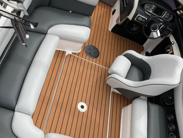 Custom boat upholstery and sea deck flooring