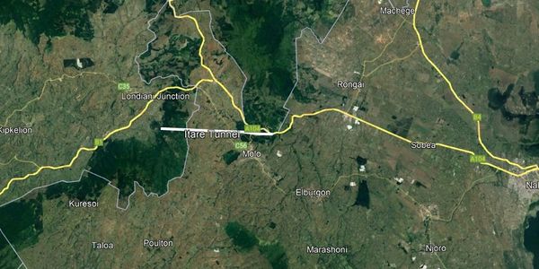 Itare tunnel alignment