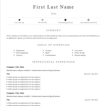 On Point Resume 2