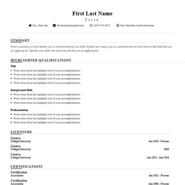 On Point Resume 5