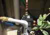 Simple neat Rainwater tank pump with Mains water change over