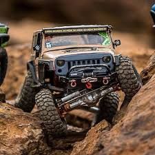 Off road RC rock crawler,  truck, buggy, course.