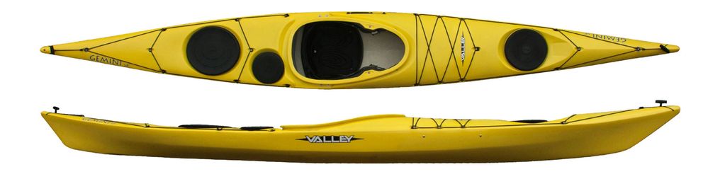 Gemini RM sea kayak in rotomolded plastic or composite