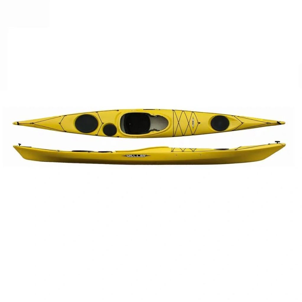 Valley Sirona sea kayak in rotomolded plastic or composite