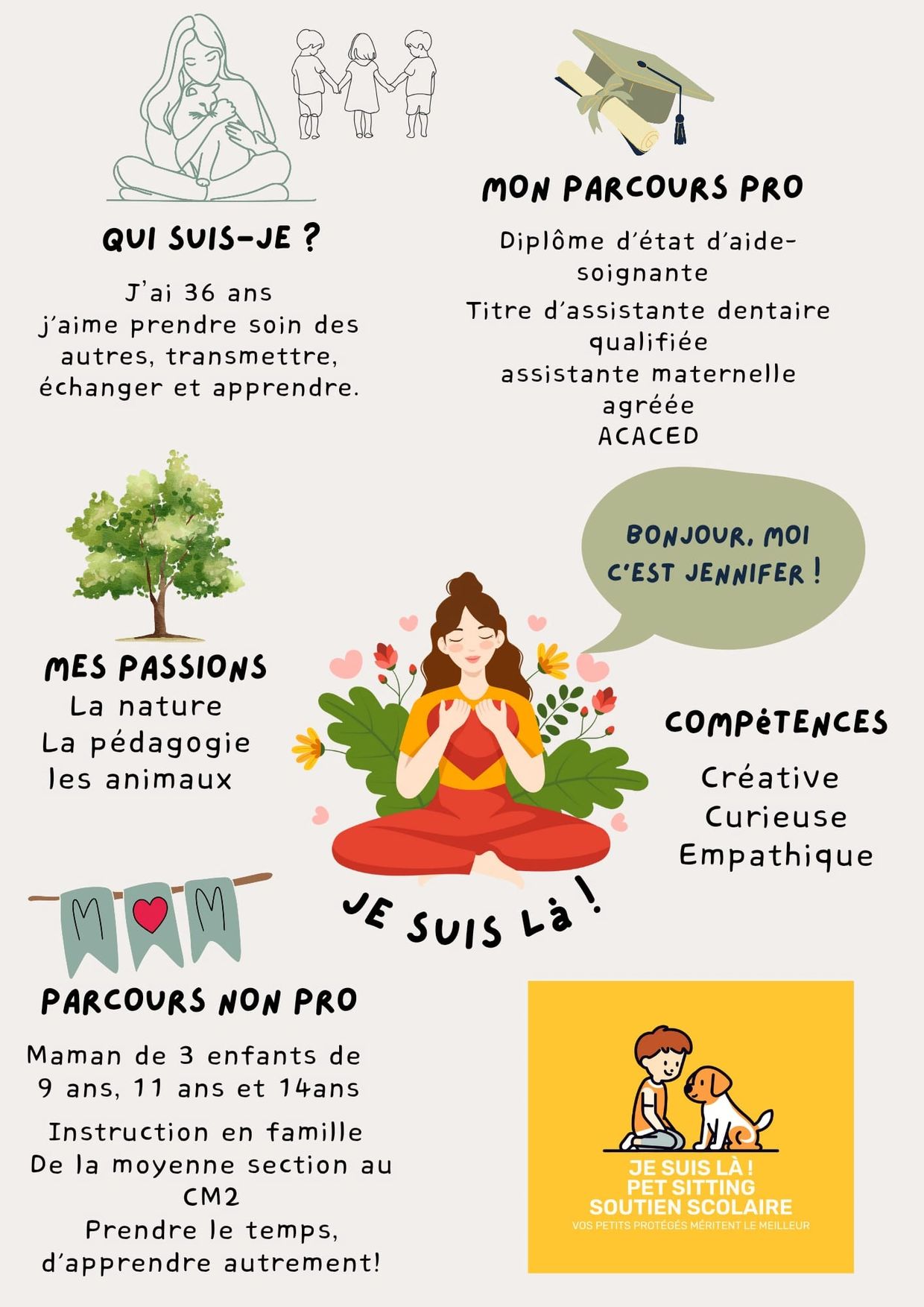 Garde d'animaux à domicile
Promenades de chiens
Visites, pet sitting
Lorient, Quimperlé, Le Faouët