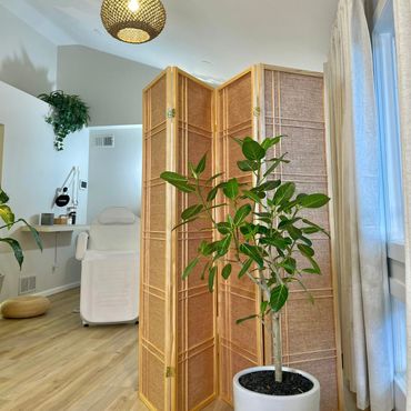 The Skin Tune facial treatment room in Ramsey NJ spa.