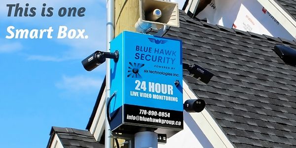 Blue Hawk Security Construction Site Security Monitoring (Smart Box)