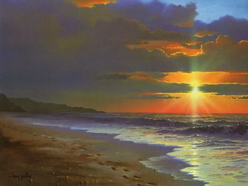 Footprints Single Name Print