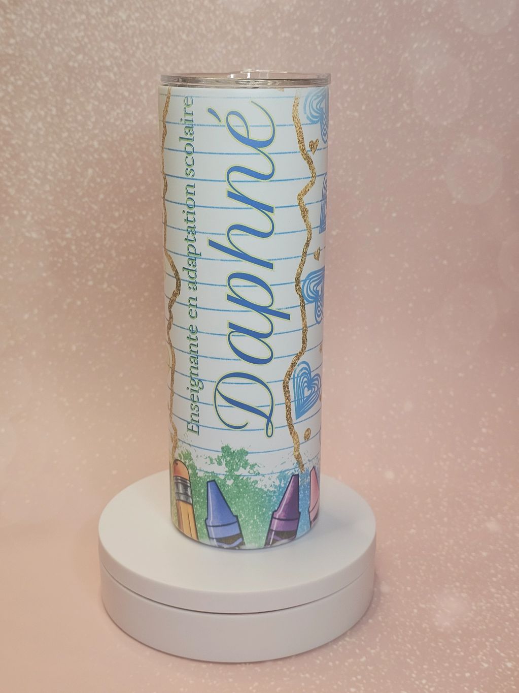 Tumbler / thermos 20oz personnalisé.