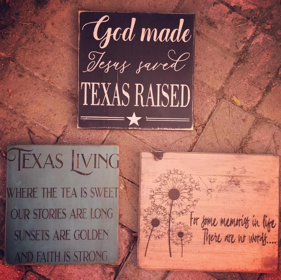 Texas Rustic Signs