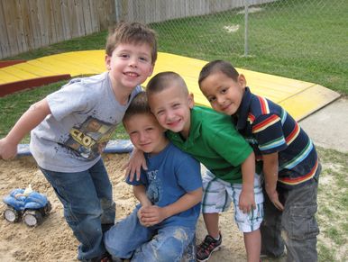 Happy children at Joy's playground