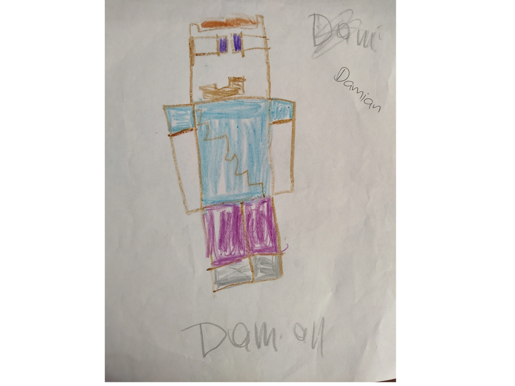 DRAWING TO SANTA FROM DAMIAN