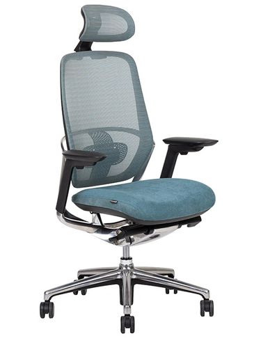 Silla Ergonómica Premium con Ajuste Total: Brazos 4D, soporte lumbar dinámico y mecanismo sincrónico