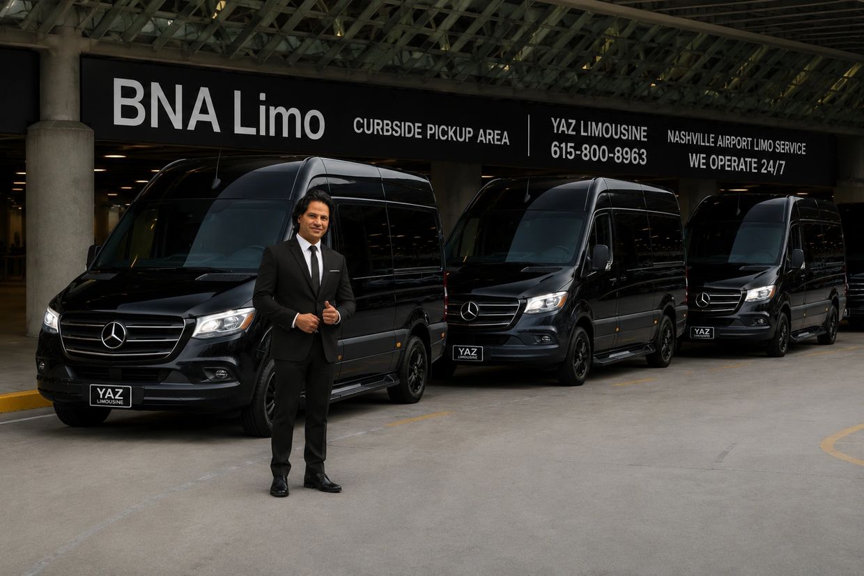 BNA Limo, Nashville Airport Limo, Nashville Limousine, Nashville Black Car Service, Nashville Chauff
