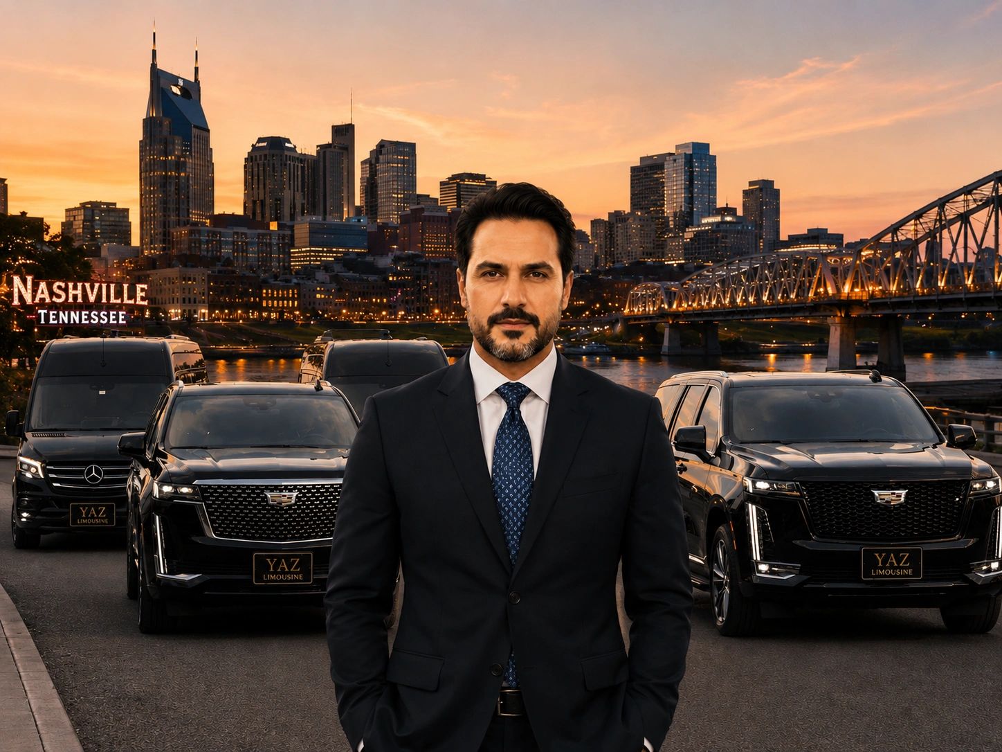 Book your CEO VIP Luxury Ride, Black Car service, Limousine Service, Yaz Limousine 6158008963