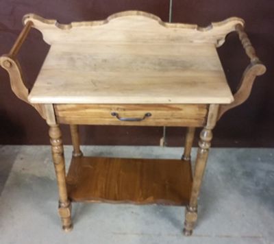 Southern Illinois furniture repair of an antique washstand. Southern Illinois furniture restoration.