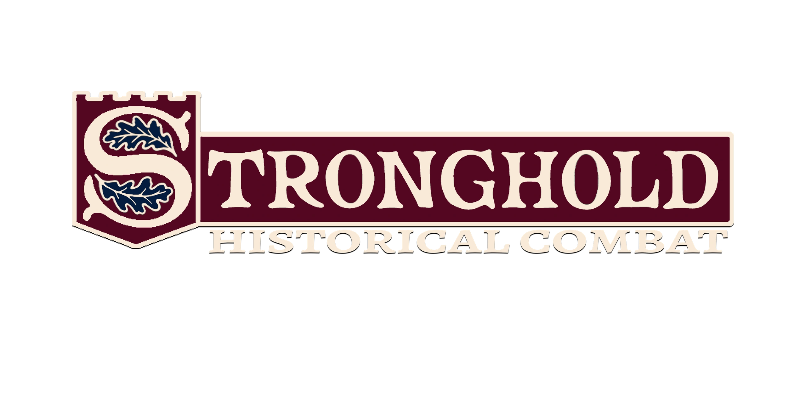 Stronghold Historical Combat logo with a fortress-themed design.