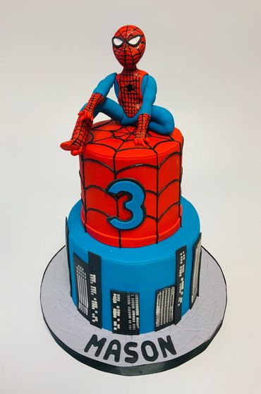 spiderman cakes in dc, kids cakes in dc, super hero cakes in dc, birthday cakes in dc, cakes for boy