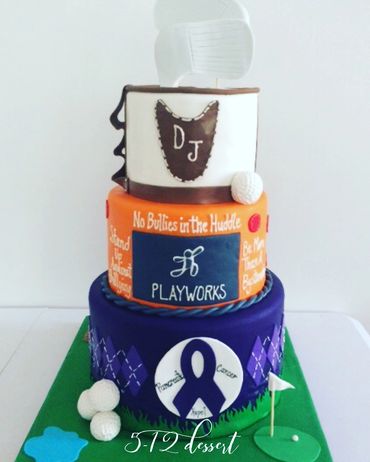 golf cakes in dc, corporate cakes in dc, fundraiser cakes in dc