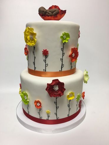 baby shower cakes in dc, fall cakes in dc, autumn cakes in dc