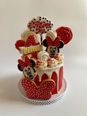 minnie mouse cakes in dc, drip cakes in dc, kids cakes in dc, cakes for girls in dc 