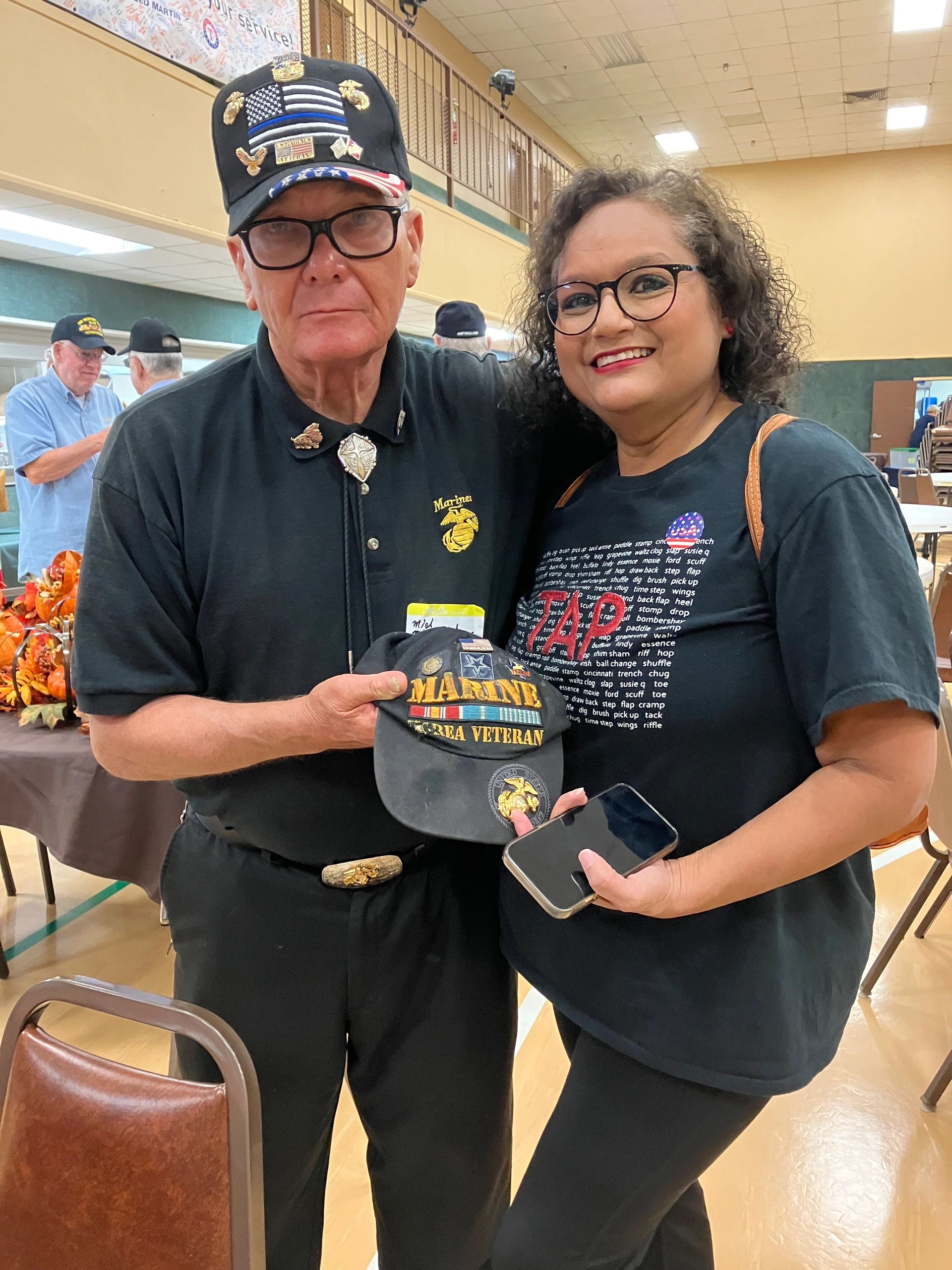 We met Michael, a Vietnam War Veteran, at the Roll-Call Luncheon. We'll honor vets at our show.