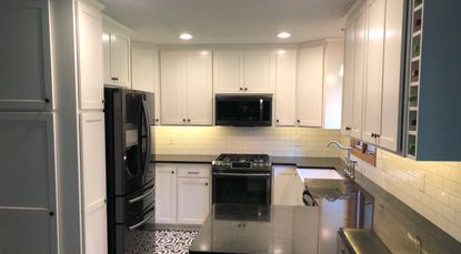 Remodeled kitchen built and designed by Milless Interiors. Your affordable custom contractor!