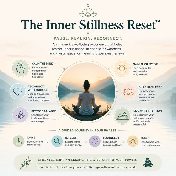 An immersive wellbeing experience that helps restore inner balance, deepen self-awareness, and creat