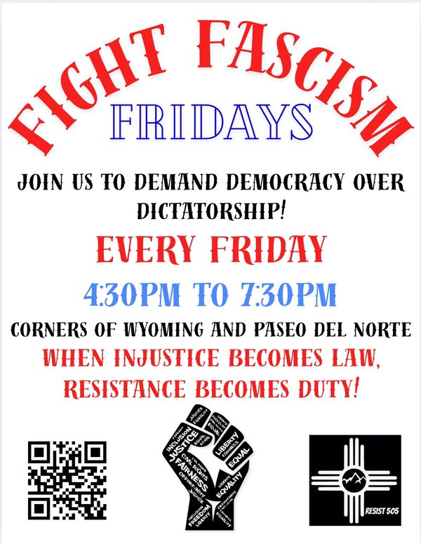 Weekly protest Albuquerque, NM