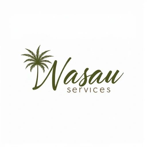 Logo featuring a palm tree integrated with the text 'Wasau services'.
