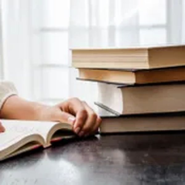 Student preparing for AP exam