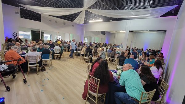 wedding guests at black swan venue