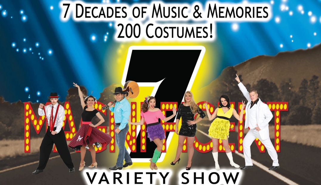 Branson, Missouri - hottest variety music show - award winning show Magnificent 7. variety kids free