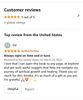 Customer Reviews Screenshot from Amazon.