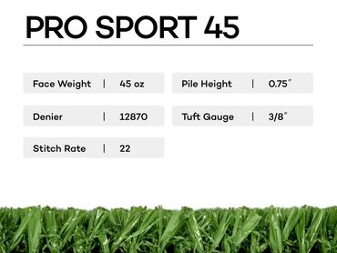 Pro Series - Pro Sport 45 oz Indoor Sports Field Turf