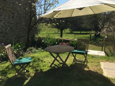 Rose sitting-out area, South side