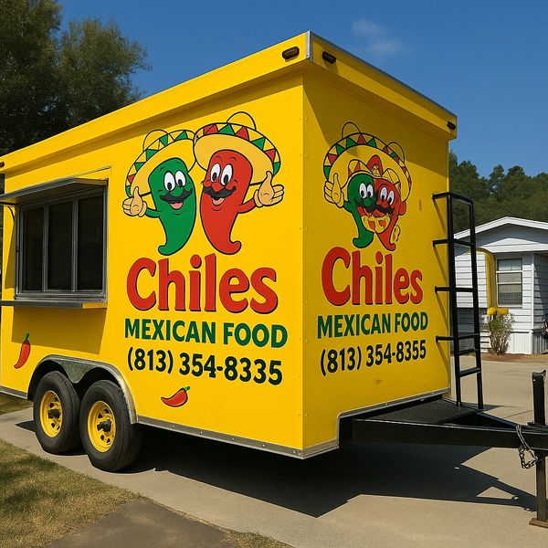 USA Professional Custom Wrap we created Carlos from Chiles Restaurant