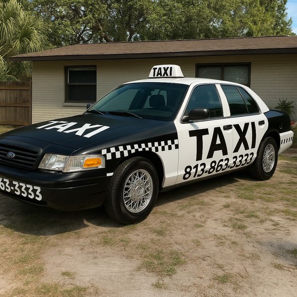 USA Professional Custom Wrap we created Heriberto Perez Taxi Driver