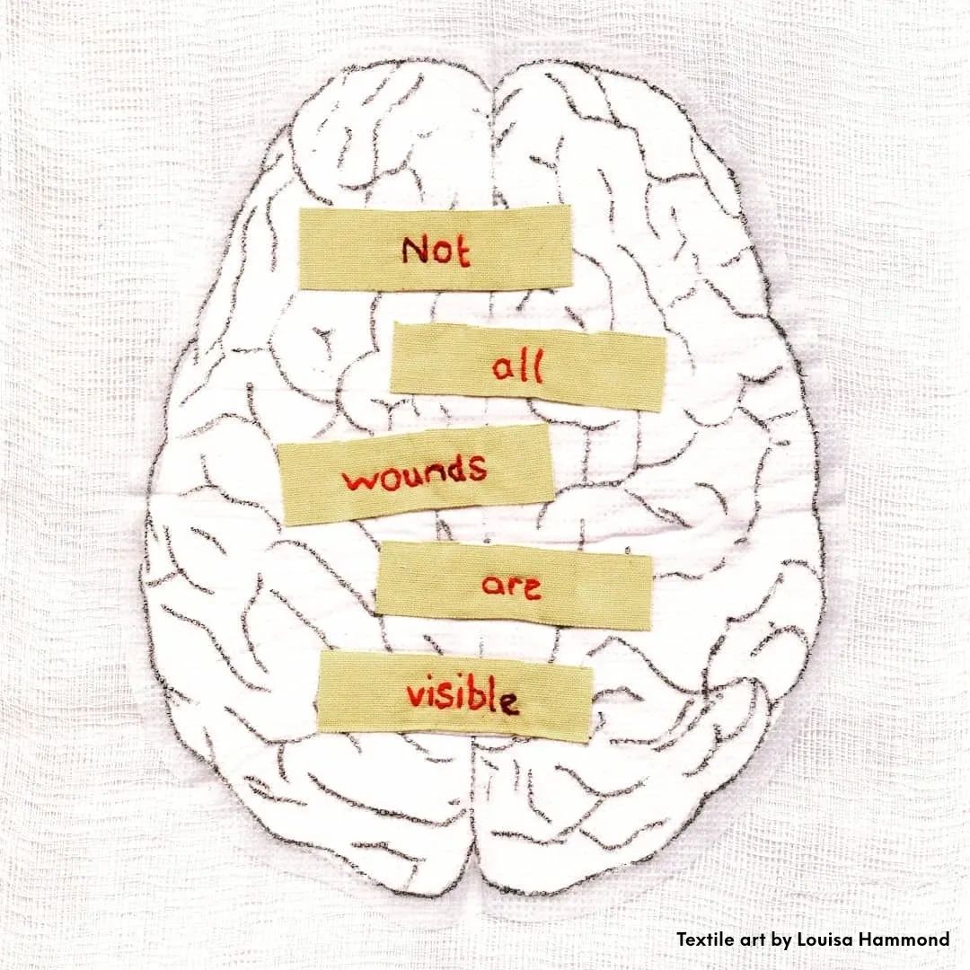 Textile art by Louisa Hammond visit her page @louisa_hammond