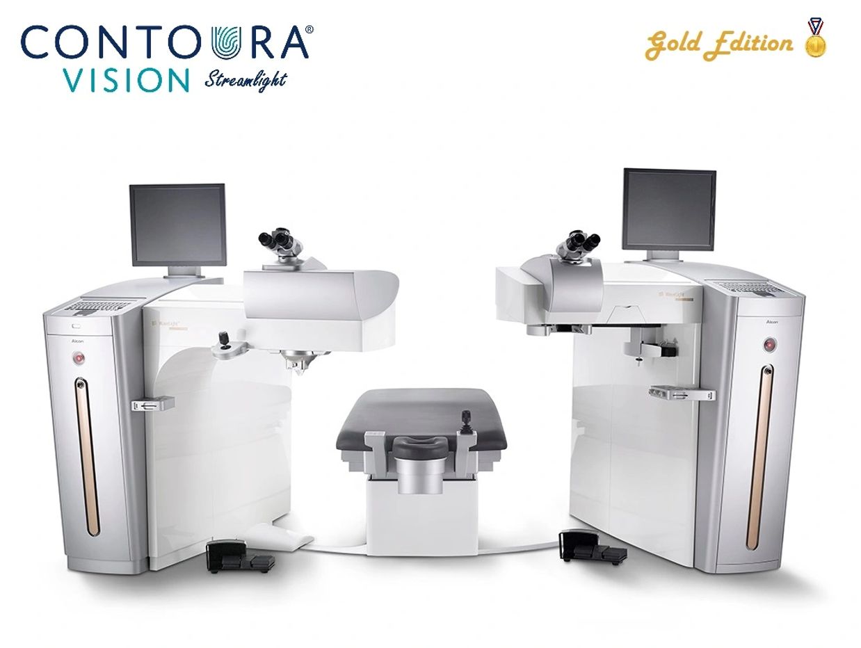 Touchless Lasik, Contoura Vsion Gold, Streamlight, Eye Laser for Glasses number removal correction