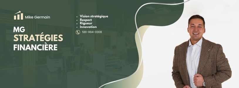 Annonce professionnelle de Mike Germain, expert en stratégies financières.