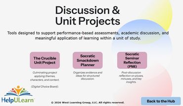 Overview of tools for discussion and unit projects in academic settings.
