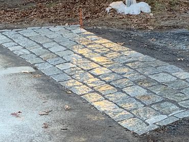 Never have erosion problems in your driveway with cobblestone.
