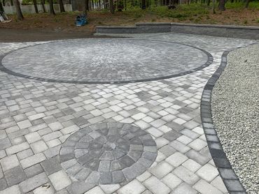 Luxury patio custom designed and created with precision craftmanship.